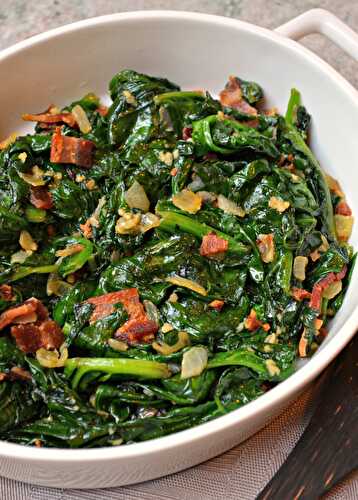 Spinach with Bacon