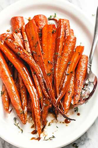 Sticky Roasted Carrots