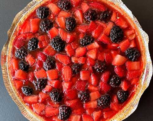 Strawberry & Blackberry Pie