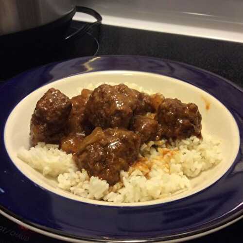Sweet & Sour Meatballs