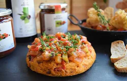 Tortilla Española with Pisto