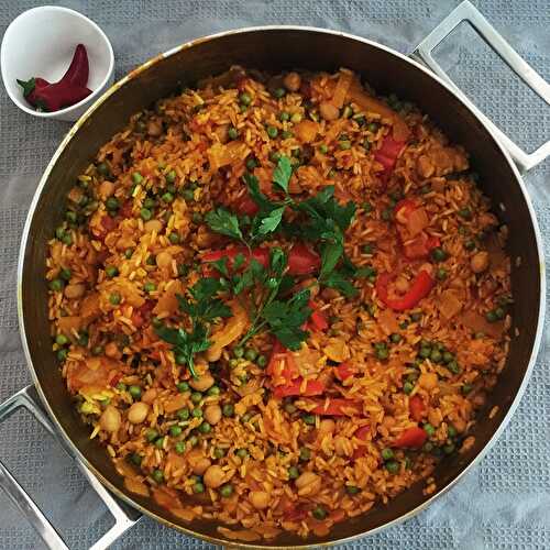 Vegan Brown Rice Paella