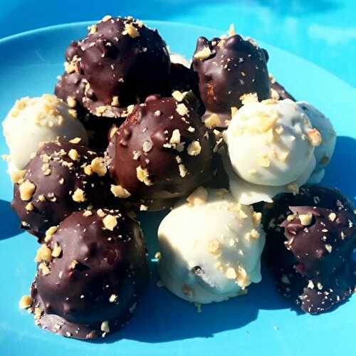 Vegan Ferrero Rocher Style Energy Treats
