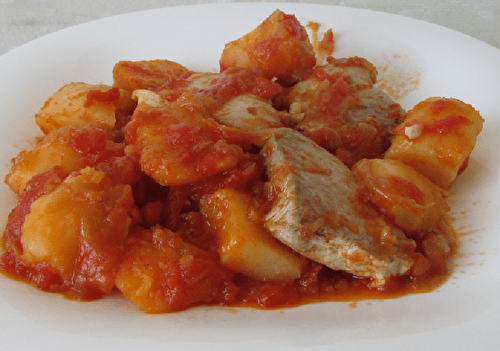 Tuna with Tomatoes & Potatoes