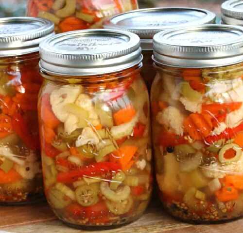Italian Homemade Giardiniera