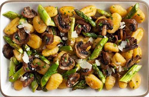 Mushroom & Asparagus Gnocchi
