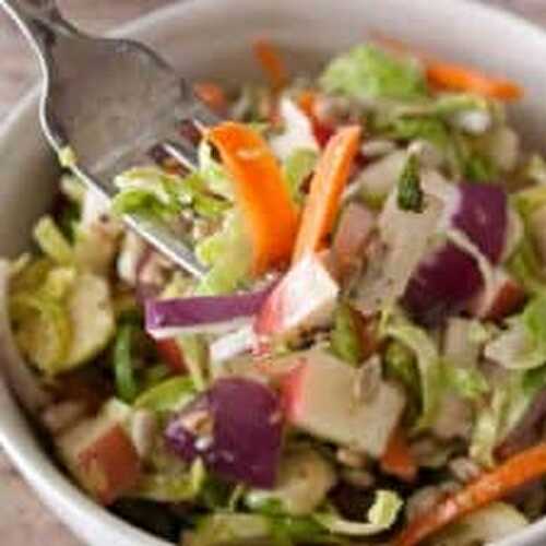 Brussels Sprout Slaw Recipe
