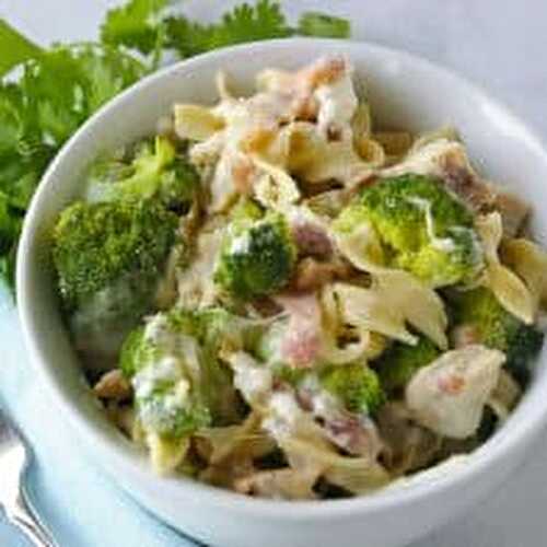 Instant Pot Broccoli Chicken Pasta Recipe