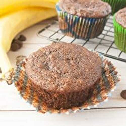 Double Chocolate Banana Muffins Recipe