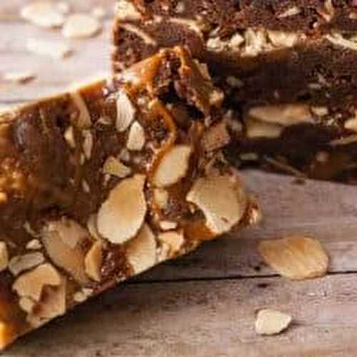 Caramel Fudge Nut Brownies Recipe