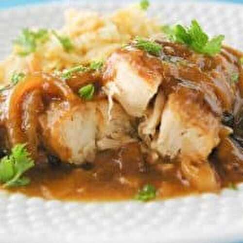 Chicken in Caramelized Onion Sauce Recipe