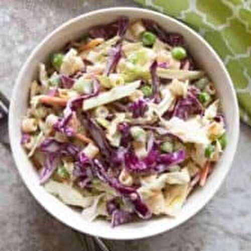 Macaroni Coleslaw Salad Recipe