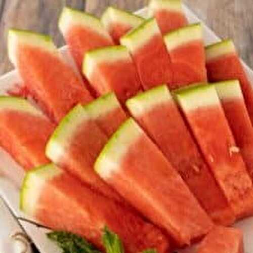 How to Cut Watermelon Sticks