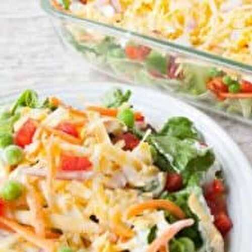 Overnight Layered Green Salad Recipe
