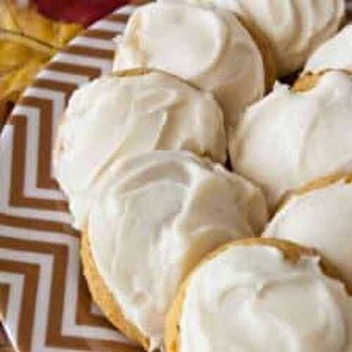 Cream Cheese Frosted Pumpkin Cookies Recipe