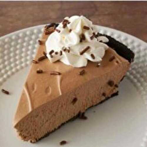 Irresistible Chocolate Mousse Pie Recipe