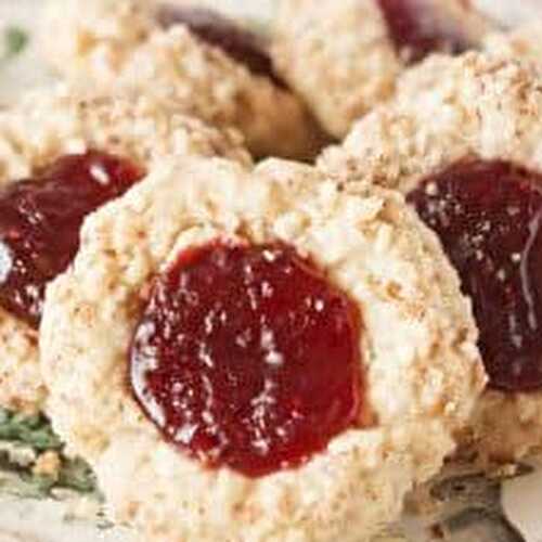 Oatmeal Jam Thumbprint Cookie Recipe