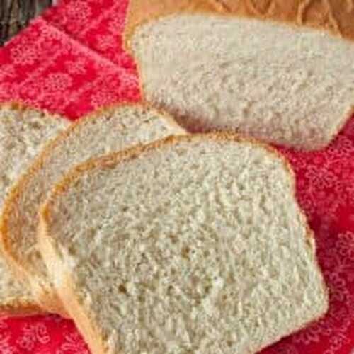 Homemade White Bread Recipe