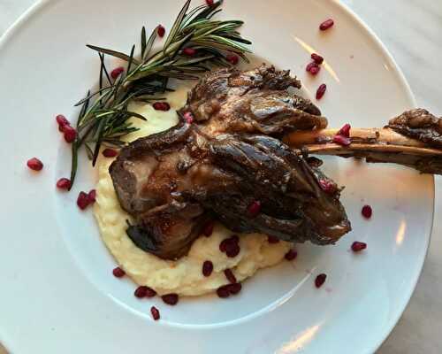 Oh-So Easy Pomegranate Braised Lamb Shanks Recipe by Momma Chef