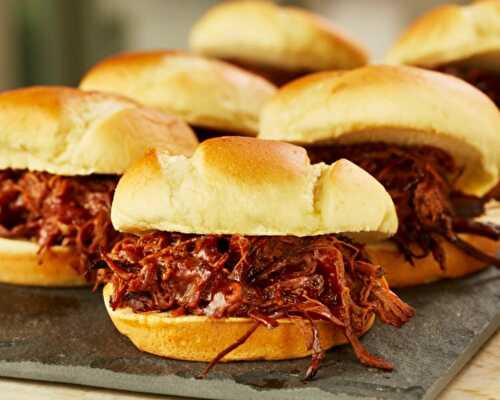 Oh-So-Good Easy Smoked Barbecue Brisket Slider Recipe a Kids' Favorite by Momma Chef