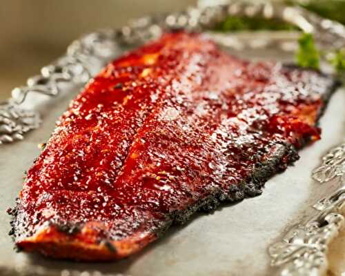 Quick and Easy 3 Ingredient BBQ Salmon Recipe by Momma Chef
