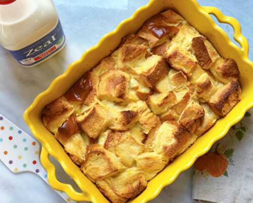 Quick and Easy Brioche French Toast Casserole by Momma Chef