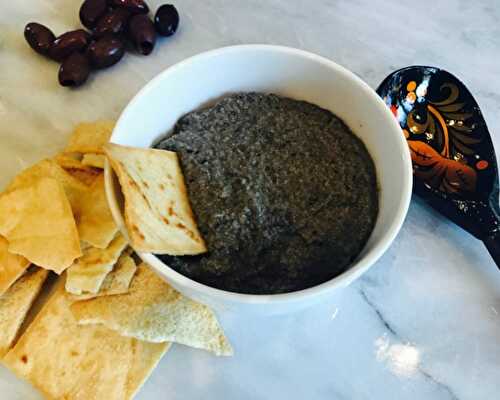 Quick and Easy Olive Tapenade Dip Recipe by Momma Chef