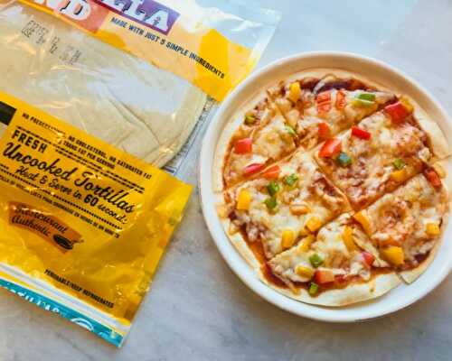 Quick and Easy Tortilla Pizza "Tortizza" | Momma Chef