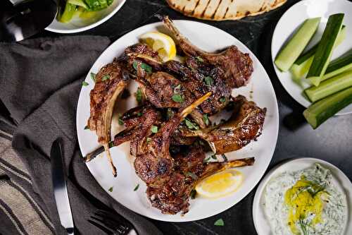 Grilled Lamb Chops | a little backyard bbq for two