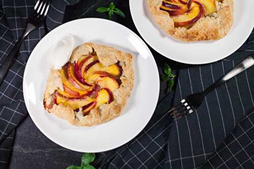 Peach Galette 'cause Summer is Over