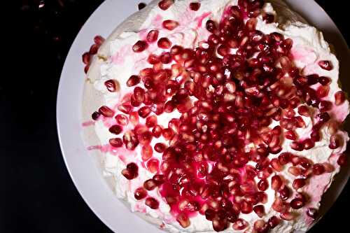 Pomegranate Pavlova