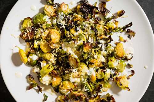 Roasted Brussel Sprouts - with lemon sauce