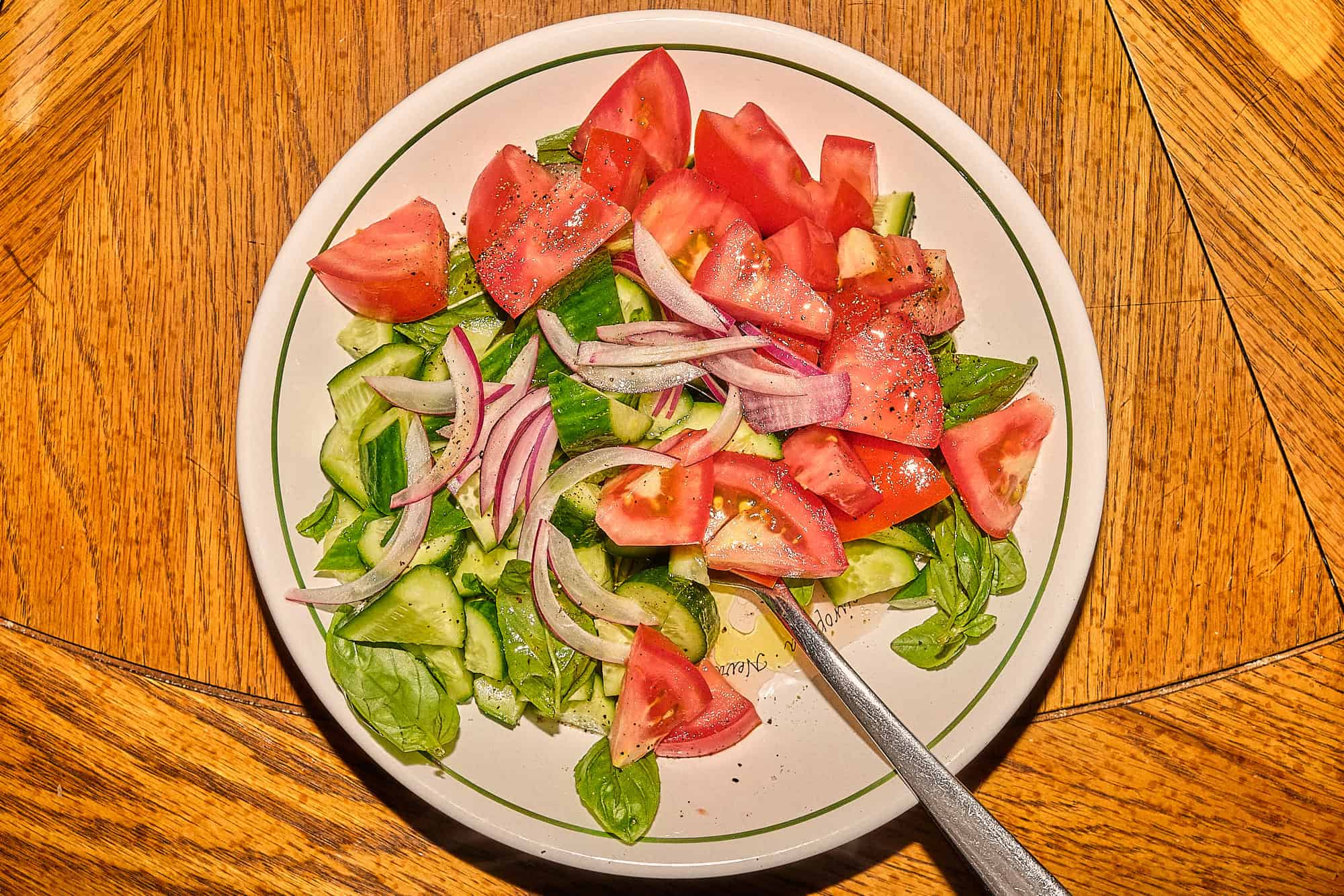 Cucumber and Tomato Salad