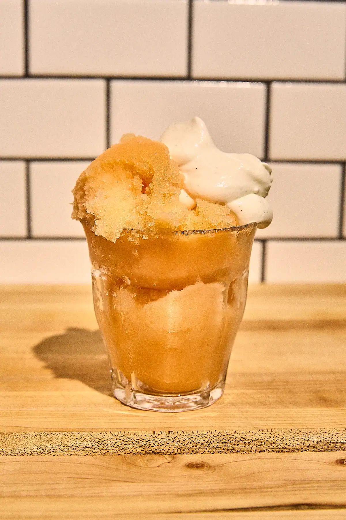 Cantaloupe Sorbetto con Panna