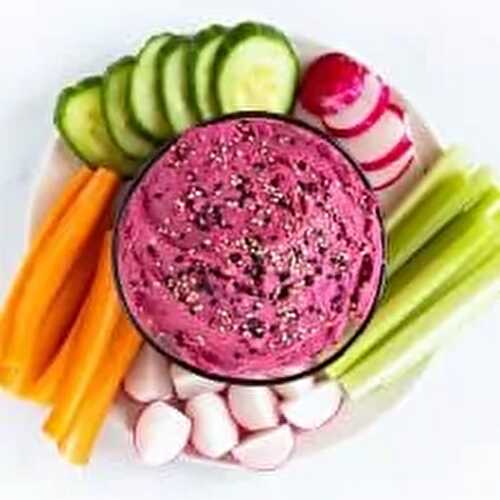 Beetroot And Chickpea Hummus