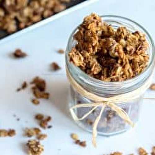 Granola de crema de almendras