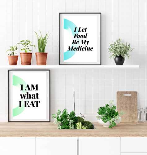 How Quotes Can Help You Change Your Eating Habits + FREE Posters