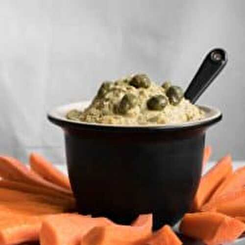 Hummus de alcaparras