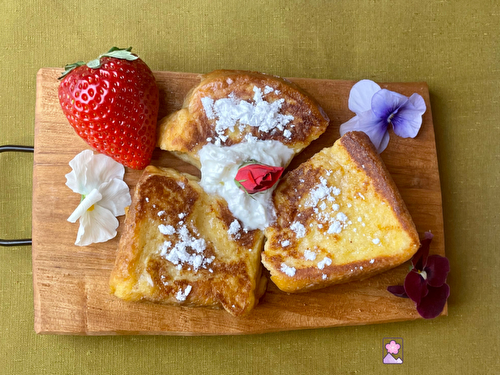 Mountain Plums French Toast Japanese Style