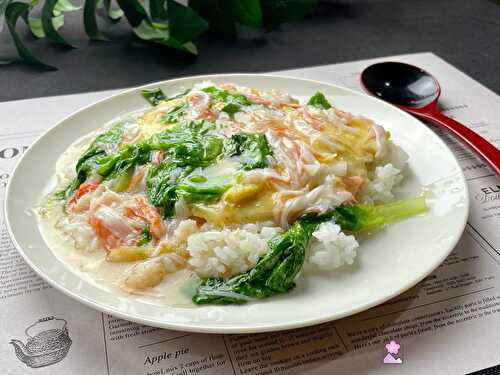 Kanitama (Crab Omelette with Starchy Sauce)