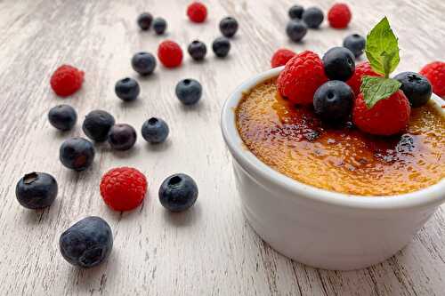Recipe for Creme Brulee with Lemongrass