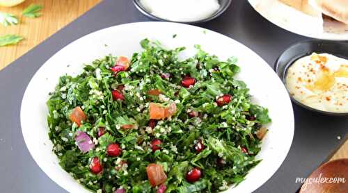 Tabbouleh with Pomegranate Salad | Tabouli Salad Recipe