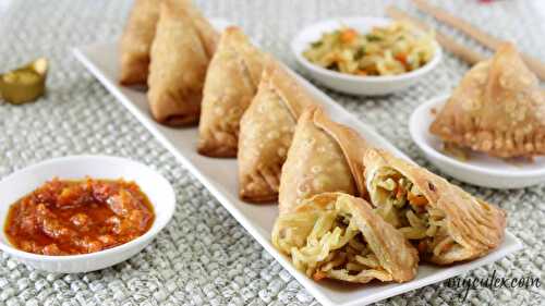 Chinese Samosa |  चाइनीज़  समोसा | Veg Chinese Noodle Samosa | How to Wrap Chinese Samosa