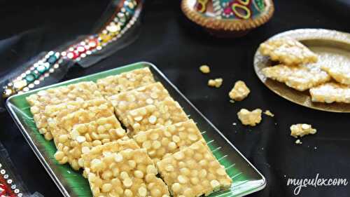 Roasted Chana Chikki | भुने चने की चिक्की | Daliya Chikki | Daria Chikki | Bugran ji Gurdani | Parched Gram Brittle