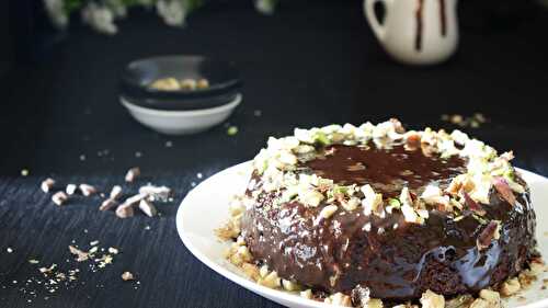 Rustic Chocolate Cake with Ganache| Eggless Chocolate Cake|How to make Eggless Chocolate Cake