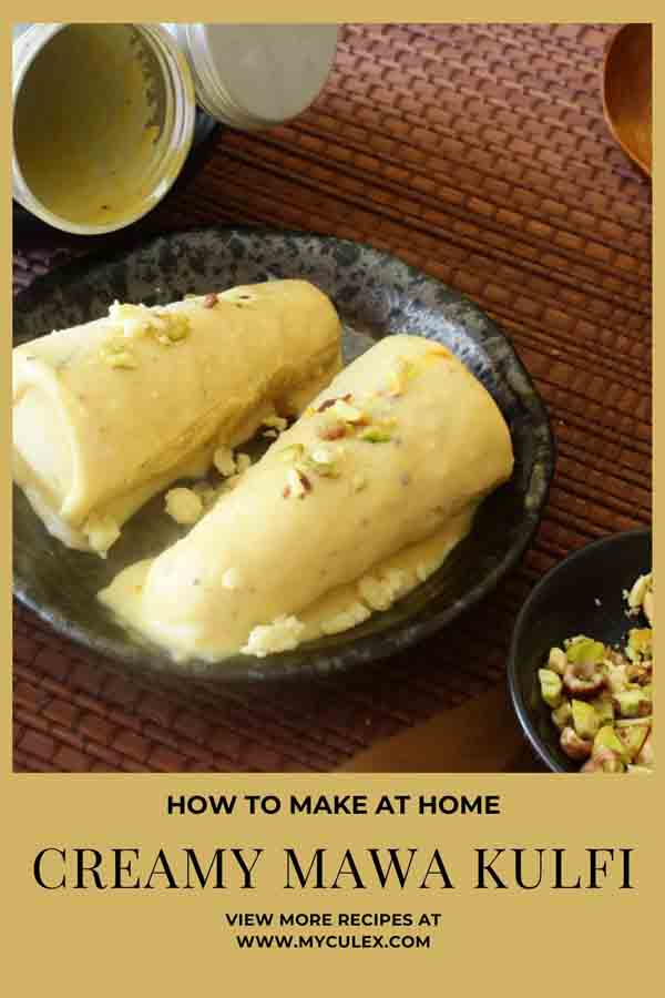 Kulfi Recipe with Mawa
