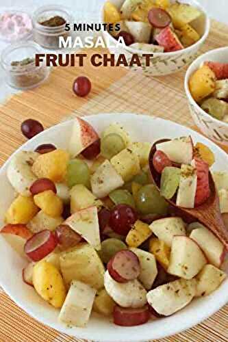 5-Minutes Masala Fruit Chaat