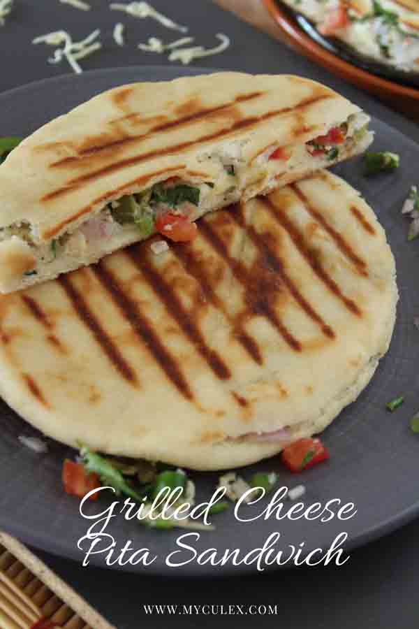 Grilled Cheese Pita Sandwich