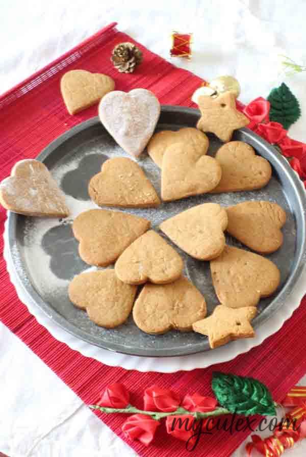 Ginger nut Heart Cookies