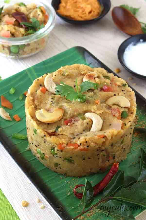 Vegetable Masala Upma | Masala Upma recipe